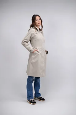 Femme Harcour Tweeta Long Trench Coat